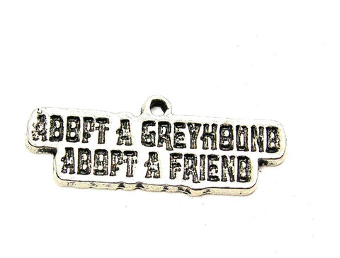 Pewter Charms, American Charms, Charms for bangles, charms for necklaces, charms for jewelry, greyhound adoption charms, rescue charms