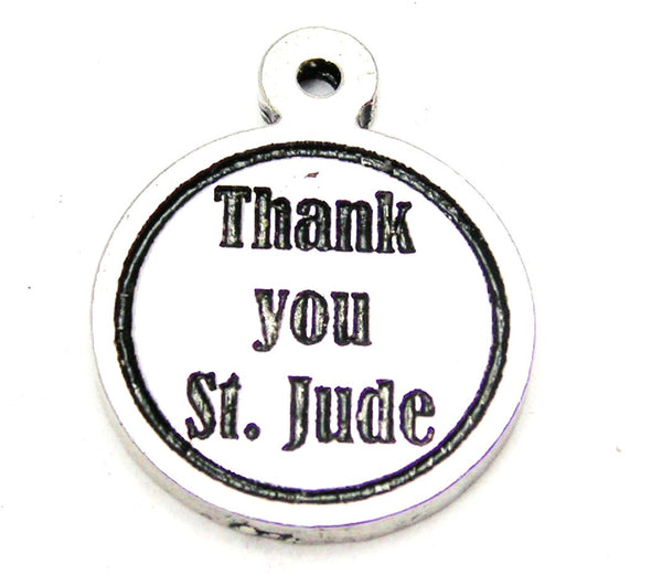 Thank You St Jude Genuine American Pewter Charm