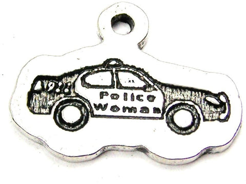 Police Woman Genuine American Pewter Charm