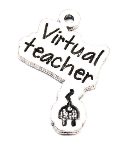 Virtual Teacher Genuine American Pewter Charm