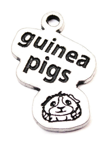 Guinea Pigs Genuine American Pewter Charm