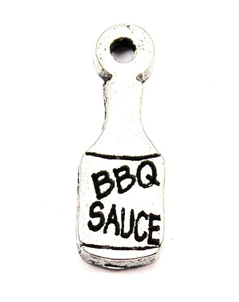 Bbq Sauce Bottle Genuine American Pewter Charm