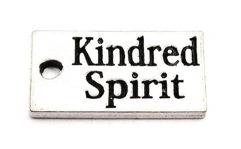 Kindred Spirit Stacked Genuine American Pewter Charm