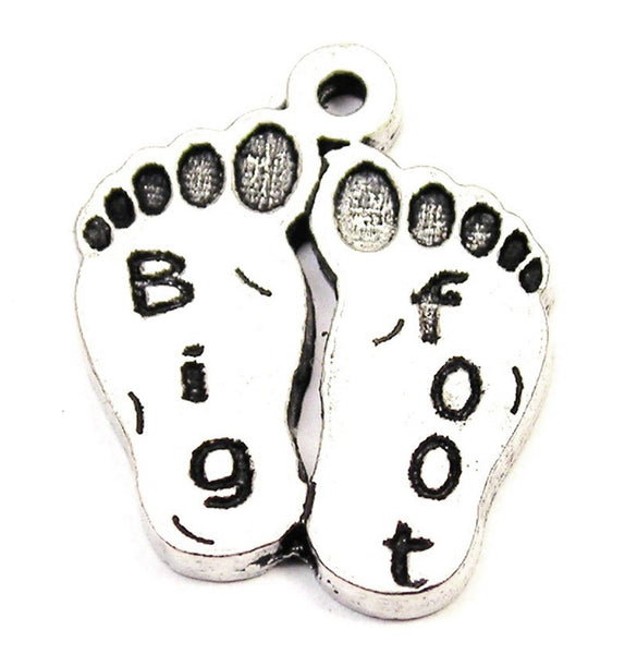 Big Foot Feet Genuine American Pewter Charm