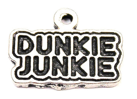 Dunkie Junkie Genuine American Pewter Charm