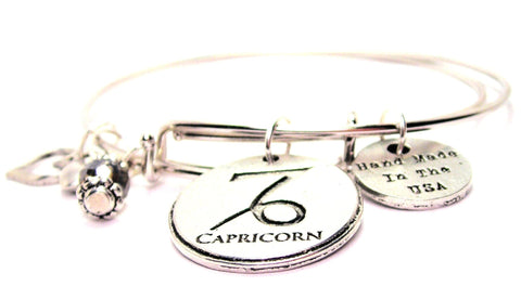 Capricorn bracelet, Capricorn bangles, Capricorn jewelry, zodiac bracelet, zodiac bangles, zodiac jewelry