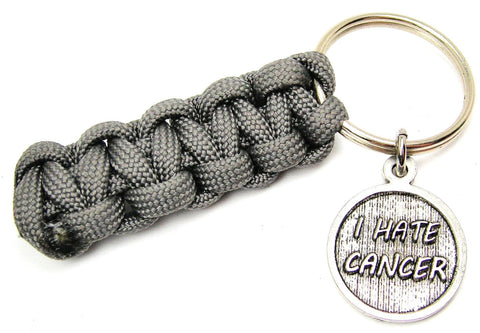 I Hate Cancer 550 Military Spec Paracord Key Chain