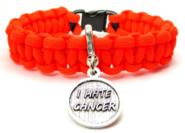 I Hate Cancer 550 Military Spec Paracord Bracelet