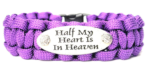 Half My Heart Is In Heaven 550 Military Spec Paracord Bracelet