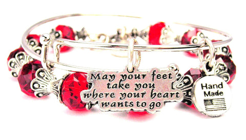 May Your Feet Take You Where Your Heart Wants To Go 2 Piece Collection