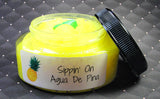 Sippin on agua de pina body sugar scrub with pineapple soap embed part of our Latina line