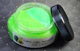 Extra like aguacate con limon body sugar scrub with a lime wedge soap embed part of our Latina line