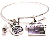 Proud To Be Azorian American Bangle Bracelet