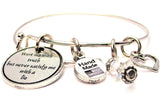 Hurt Me With Truth But Never Satisfy Me With A Lie Bangle Bracelet