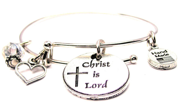 Christ Is Lord Bangle Bracelet