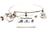 Triathlon Bangle Bracelet