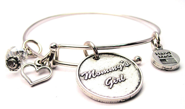 Mommy's Girl Expandable Bangle Bracelet