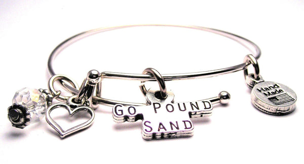 Go Pound Sand Bangle Bracelet