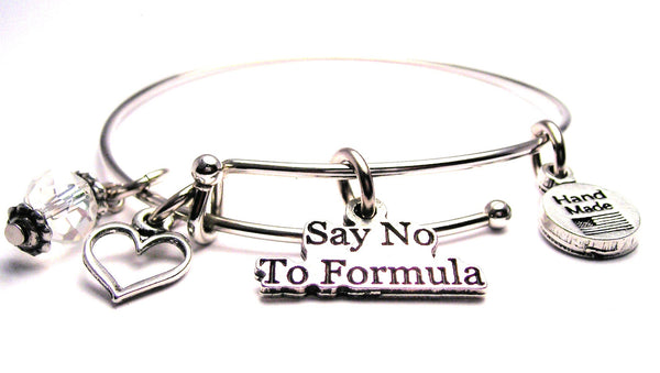 Say No To Formula Bangle Bracelet