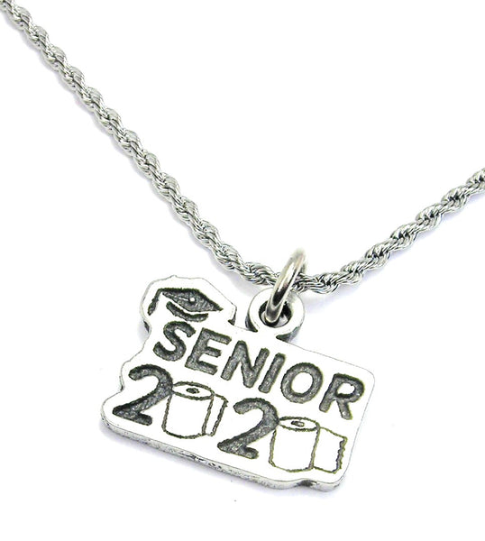 Senior 2020 rope necklace The year of the toilet paper shortage