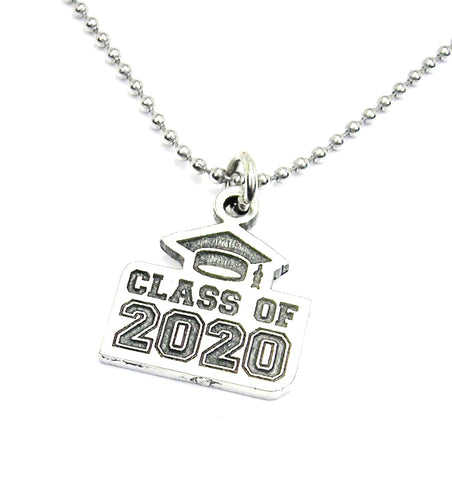Class of 2020 Ball Chain Necklace