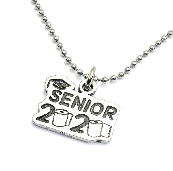 Senior 2020 Year Of The Toilet Paper Shortage Ball Chain Necklace