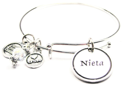 Nieta Granddaughter Expandable Bangle Bracelet