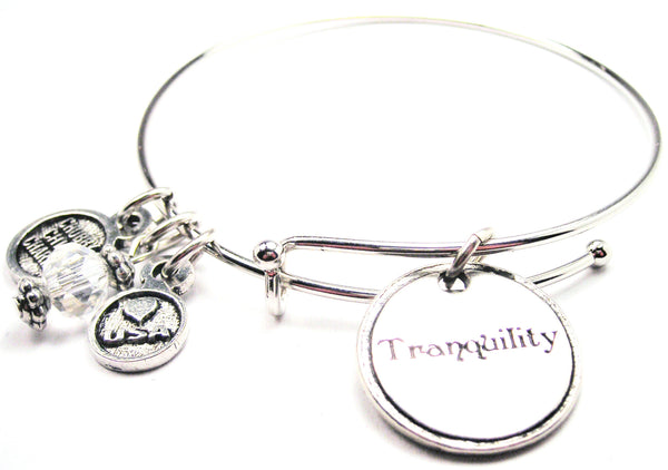 Tranquility Circle Bangle Bracelet