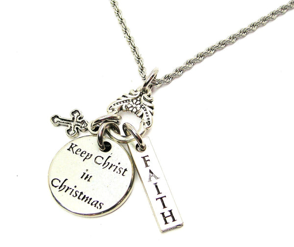 Keep Christ In Christmas Catalog Necklace