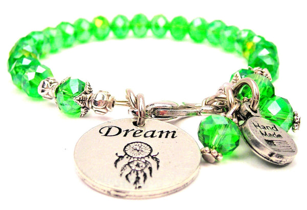 Dream With Dream Catcher Splash Of Color Crystal Bracelet
