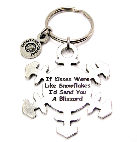 Snowflake Kisses Catalog Keychain