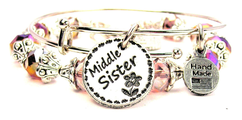 Bracelet with cheap circle in middle