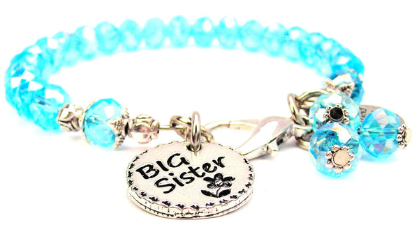 Big Sister Circle Splash Of Color Crystal Bracelet