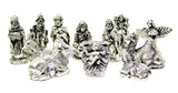 12 Piece Pewter Nativity Set - gifts - Chubby Chico Charms