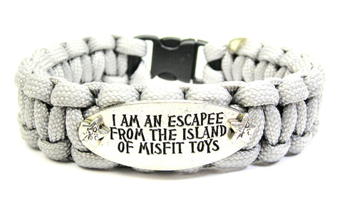 I'm An Escapee From The Island Of Misfit Toys 550 Military Spec Paracord Bracelet