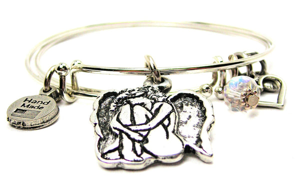 weeping angel bangle set ,  chubby chico jewelry,  angels bangle,  angel bracelet