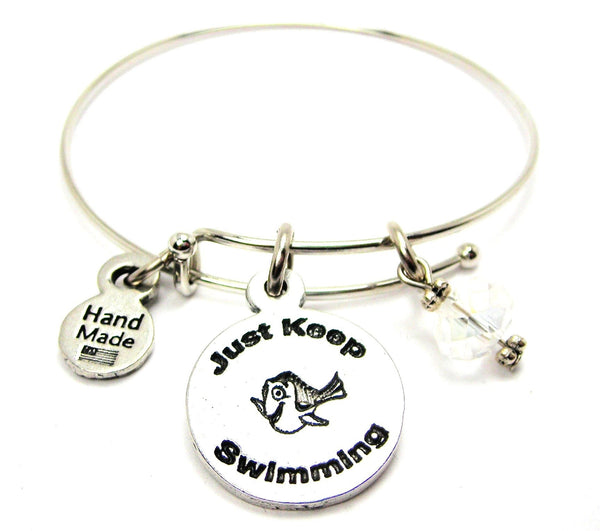 Just Keep Swimming Bangle