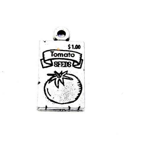 Tomato seeds garden packet charm
