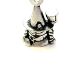 Haunted Warty Witch Gnome Charm Necklace