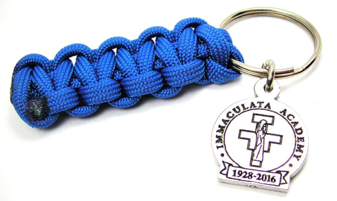 Immaculata Academy Paracord Keychain