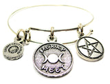 Natures Elements Pentacle Blessed Be Merry Meet 3 Piece Splash of Color Set