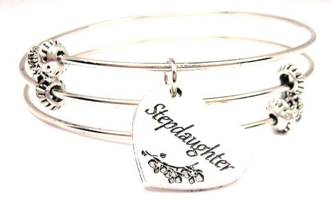 Stepdaughter Triple Style Expandable Bangle Bracelet