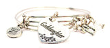 goddaughter bracelet, goddaughter bangles, goddaughter jewelry, daughter bracelet, family member jewelry