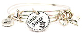 little sister bracelet, little sister bangles, little sister jewelry, sister bracelet, sister bangles, family jewelry