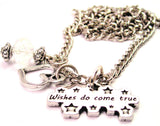Wishes Do Come True Necklace with Small Heart