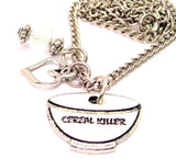Cereal Killer Necklace with Small Heart