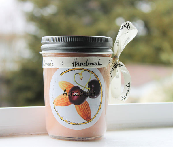 Amaretto Scented Soy Candle