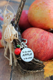 I'm The Cutest Apple In The Orchard Charm Necklace