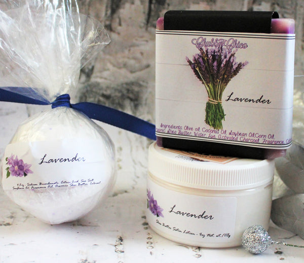 Lavender Bath Set