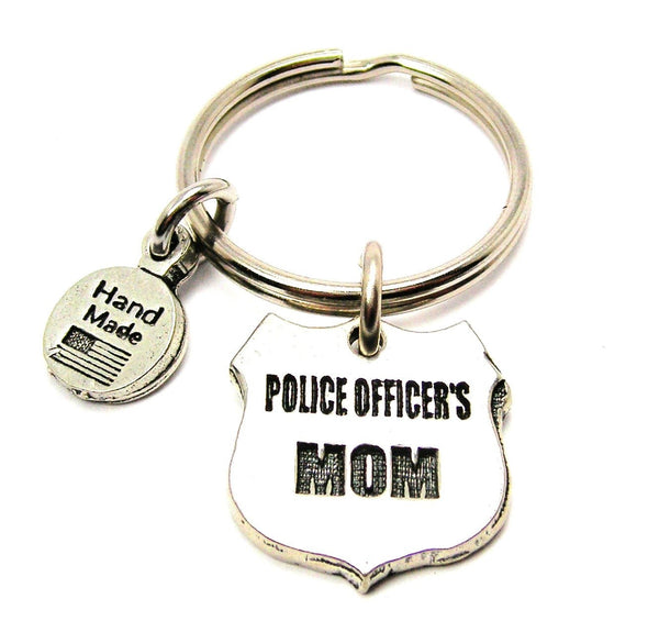 Police Officer's Mom Key Chain